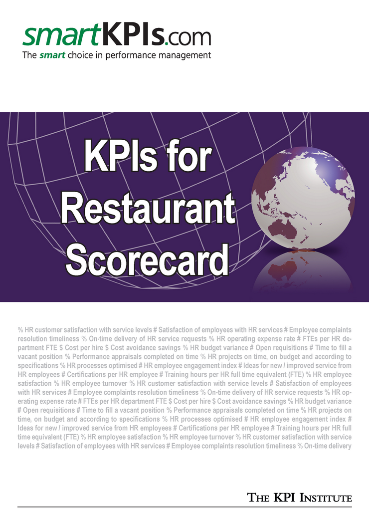 restaurant scorecard